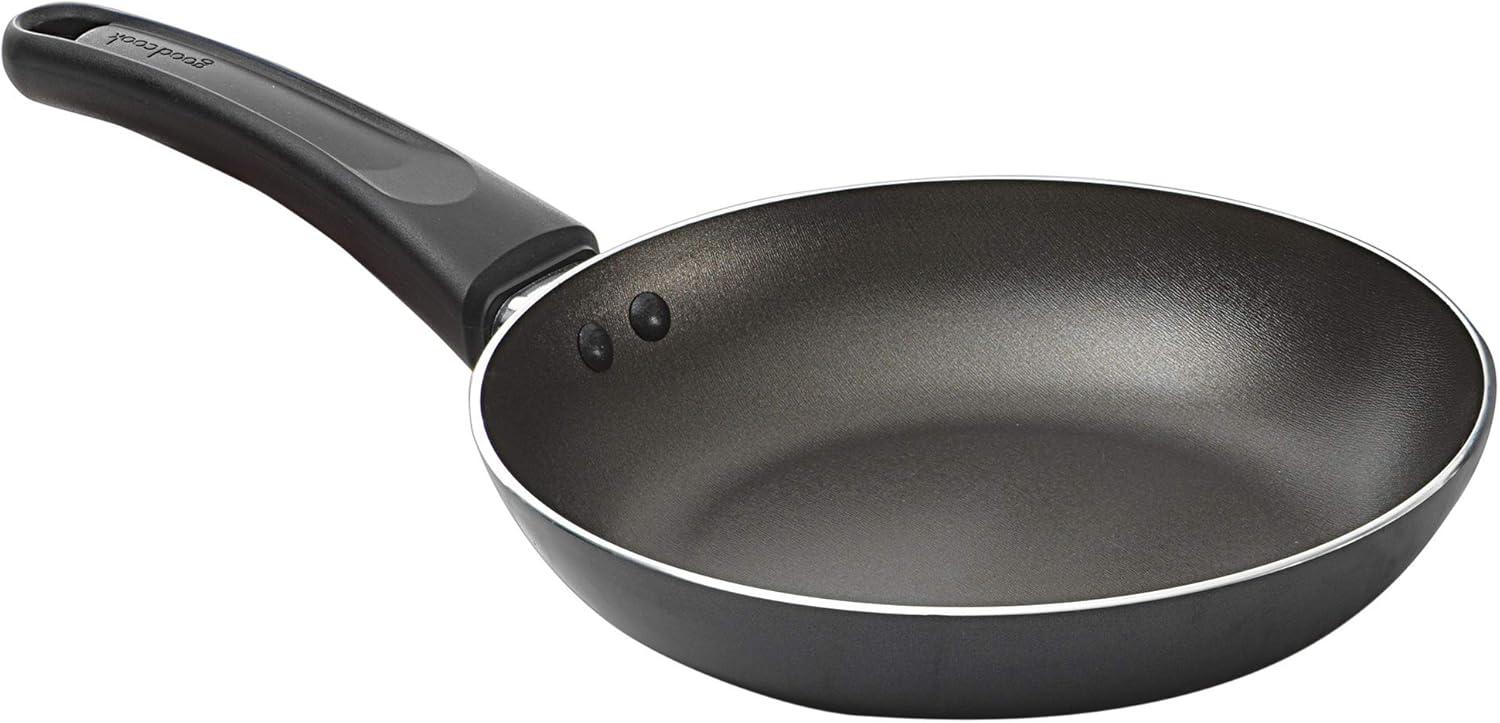 imageGoodCook Nonstick Aluminum Frying Pan Set 8quot and 10quot Skillets Black Even Heating StayCool Ergonomic Handle PFOAFree Nonstick Coating Ideal for Sauting Searing and Frying10Piece