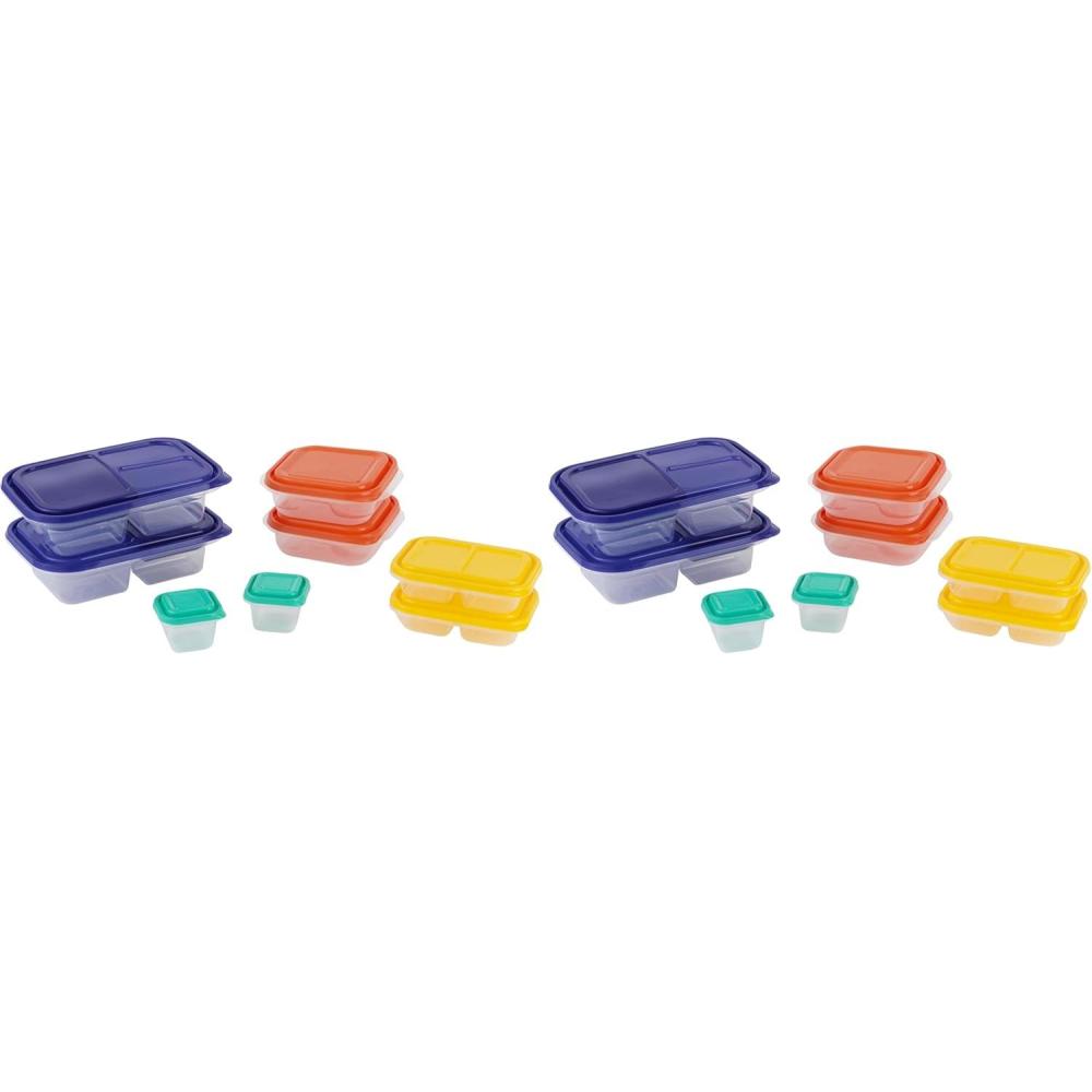 imageGoodCook EveryWare 18Piece Lunch Set Assorted Colors Made Without BPA18Piece Lunch Set Pack of 2