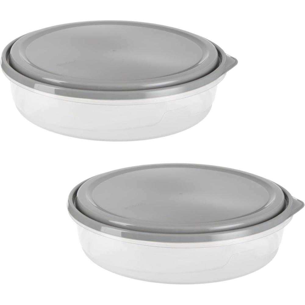 imageGoodCook EveryWare Extra Large 12 inch Round Container 2 pack BPA FreeRound  2 Pack