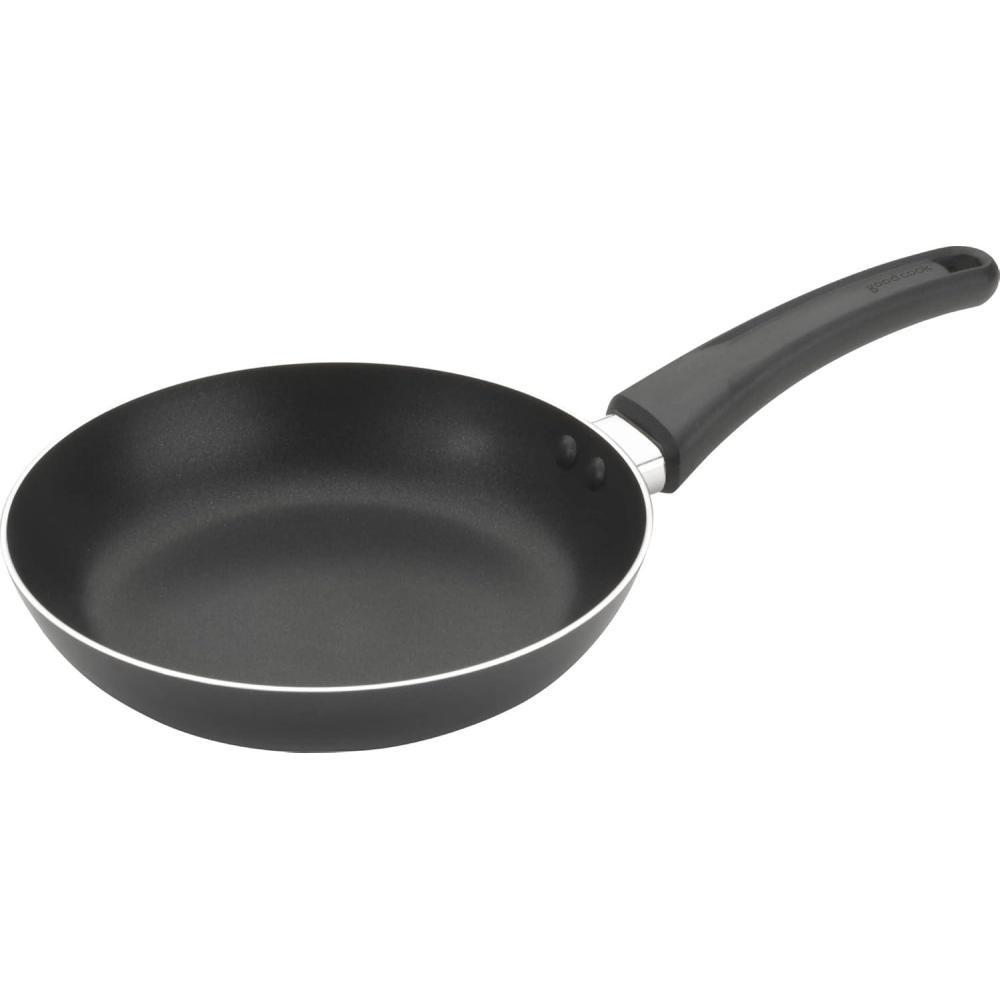 imageGoodCook Everyday Nonstick Large Saut Pan 1175 Inch Black76Inch
