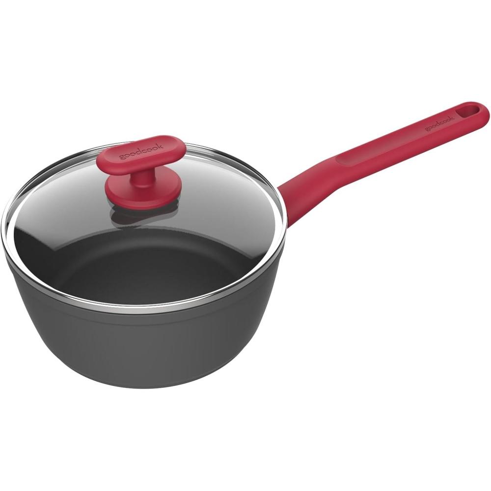 imageGoodCook ProEase Nonstick Fry Pan 8 Inch Black26 Quarts