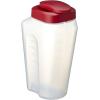 GoodCook 1 Quart Bottle – BPA Free Mixing Pitcher with Lid, Snap Lock Easy Pour Lid, Drink Containers for Fridge, Liquid Storage Container, Jugs for Drinks, Plastic Bottles with Lids(32 Ounces)