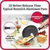 GoodCook 12-Piece Micro-Divot Nonstick Aluminum Cookware Set with Pans, Dutch Oven, Spoon and Turner, Black (6184)(10 piece set)