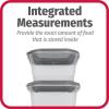 GoodCook EveryWare 60pc Container Set, BPA Free – 60-Piece Food Container Set, Microwave and Freezer Safe, Embossed Measurements, Secure Lids