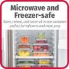 GoodCook EveryWare 60pc Container Set, BPA Free – 60-Piece Food Container Set, Microwave and Freezer Safe, Embossed Measurements, Secure Lids