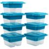GoodCook EveryWare Bento Box Food Storage Container Set with Snap-Shut Lids, Reusable Meal Prepping Containers with Lids, Set of 7(7-Pack)