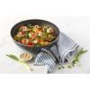 GoodCook Everyday Nonstick 11-Inch Stir Fry Pan, Deep Walled Skillet for Easy Mixing, Even-Heating Aluminum Wok, Ergonomic Handle, Charcoal Silicone Lacquer, Black Frying Pan(11″)