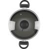 GoodCook Everyday Nonstick Dutch Oven with Lid, 4.7 Quart, Black, Aluminum Base for Even Heating, Tempered Glass Lid, Ergonomic Flame Guard Handles, Easy to Clean, Ideal for Soups and Stews(4.7 Qt Dutch Oven)