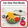 GoodCook Everyday Nonstick Large Sauté Pan 11.75 Inch, Black(2.7 Quarts)