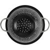 GoodCook Gourmet Colander, 5qt capacity, Stainless Steel with Handles and Elevated Pedestal Foot, Bold Black