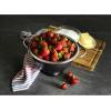 GoodCook Gourmet Colander, 5qt capacity, Stainless Steel with Handles and Elevated Pedestal Foot, Bold Black