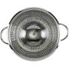 GoodCook Gourmet Colander, 5qt capacity, Stainless Steel with Handles and Elevated Pedestal Foot, Bold Black
