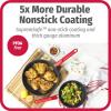 GoodCook ProEase Nonstick Fry Pan, 10 Inch, Black(Assorted Set of 2)