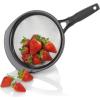 GoodCook Touch 8″ Stainless Steel Wire Mesh Strainer with Non-slip Grip Handle