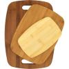 GoodCook Bamboo Cutting Board 3-Pack, Eco-Friendly Knife-Friendly Boards, 6×9-Inch, 9×12-Inch, 11×15-Inch, Durable and Moisture Resistant, Perfect for Food Prep and Serving