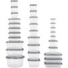 GoodCook EveryWare 60pc Container Set, BPA Free – 60-Piece Food Container Set, Microwave and Freezer Safe, Embossed Measurements, Secure Lids