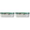 GoodCook FlexTrim 1.8gal / 1 gal Container Set, BPA Free(Large (Pack of 2))