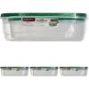 GoodCook FlexTrim 1.8gal / 1 gal Container Set, BPA Free(Large (Pack of 4))