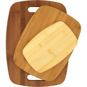 GoodCook Bamboo Cutting Board 3-Pack, Eco-Friendly Knife-Friendly Boards, 6×9-Inch, 9×12-Inch, 11×15-Inch, Durable and Moisture Resistant, Perfect for Food Prep and Serving