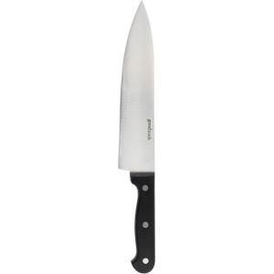 GoodCook Everyday 8-Inch Chef’s Knife, Full-Tang High-Carbon Stainless Steel Blade, Triple-Riveted Handle, Versatile Kitchen Knife for Meat, Vegetables, and Herbs, Balanced and Durable