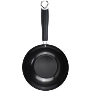 GoodCook Everyday Nonstick 11-Inch Stir Fry Pan, Deep Walled Skillet for Easy Mixing, Even-Heating Aluminum Wok, Ergonomic Handle, Charcoal Silicone Lacquer, Black Frying Pan(8″)