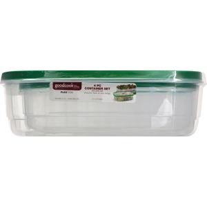 GoodCook FlexTrim 1.8gal / 1 gal Container Set, BPA Free(Large)