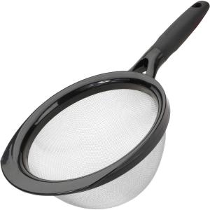 GoodCook Touch 8″ Stainless Steel Wire Mesh Strainer with Non-slip Grip Handle