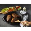 GoodCook Pre-Seasoned Cast Iron Skillet, 12 Inch, Black