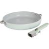 GoodCook Ceramic Frying Pan Skillet with Removable Handle, Induction Compatible, Nonstick and Oven Safe, 12-Inch, Sage Green(12-Inch Fry Pan)