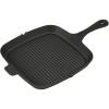 GoodCook Pre-Seasoned Cast Iron Grill Pan, 10.75 Inch, Black(Grill Pan)
