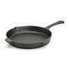 GoodCook Pre-Seasoned Cast Iron Skillet, 12 Inch, Black