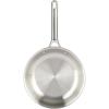 GoodCook Stainless Steel Sauce Pan with Strainer Lid Oven-Safe to 500F & Induction-Safe Compatible with All Stovetops 3-Layer Construction for Even Heating PTFE & PFOA Free, 2.5-Quarts, Silver(12-Inch)