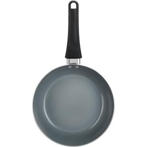 GoodCook Everyday Fry Pan Ceramic Nonstick Aluminum Construction for Even Heating Non-Toxic PTFE & PFOA Free, 10-Inch, Black(Black)