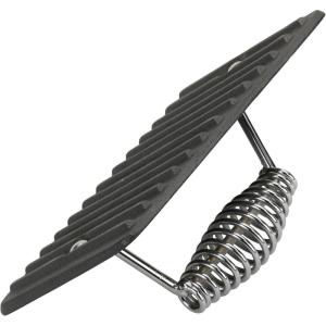 GoodCook Pre-Seasoned Cast Iron Grill Pan, 10.75 Inch, Black(Grill Press)