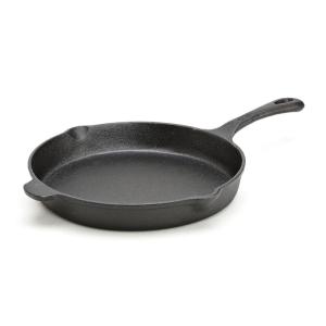 GoodCook Pre-Seasoned Cast Iron Skillet, 12 Inch, Black