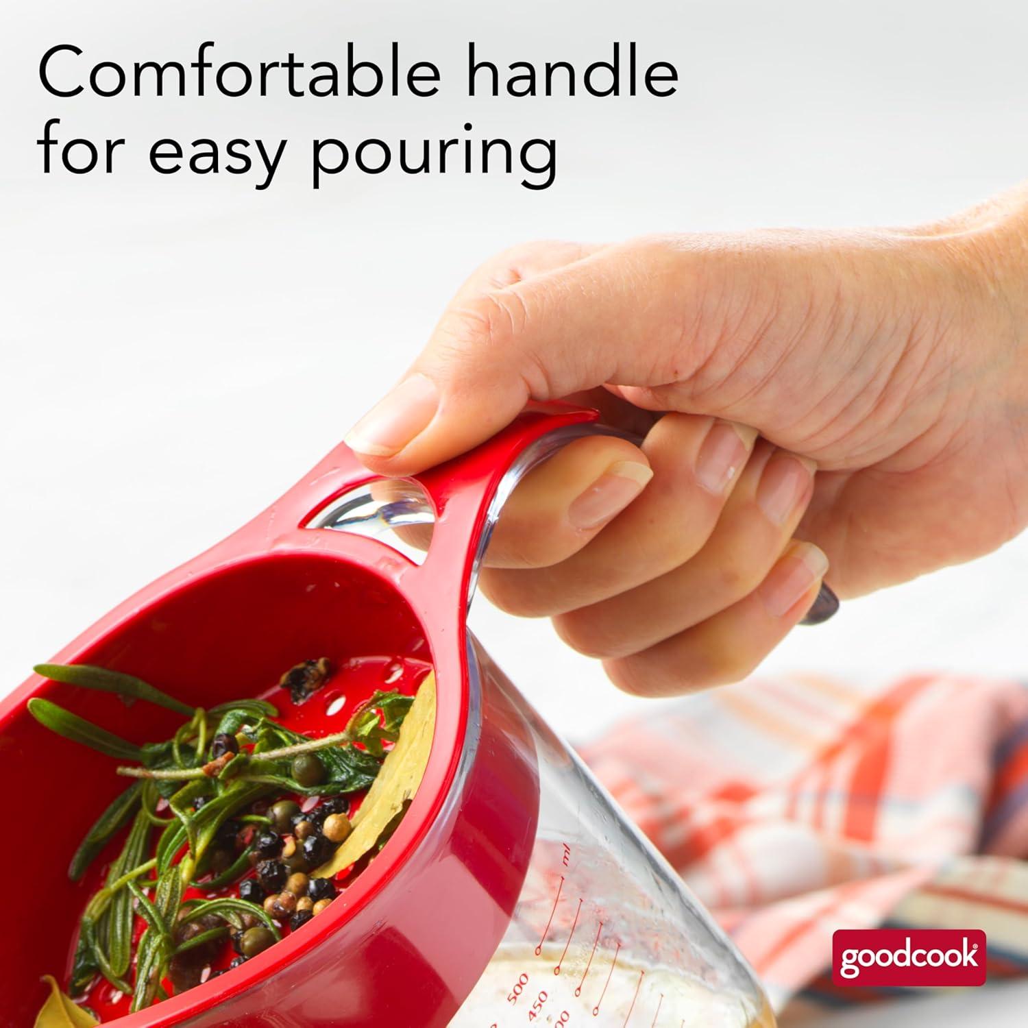 imageGoodCook Everyday Fat Separator for Cooking 2Cup HeatResistant Separator with Pour Spout Bottom Release Fat Separator for BBQ and Gravy Strainer and Silicone Stopper for MessFree Use
