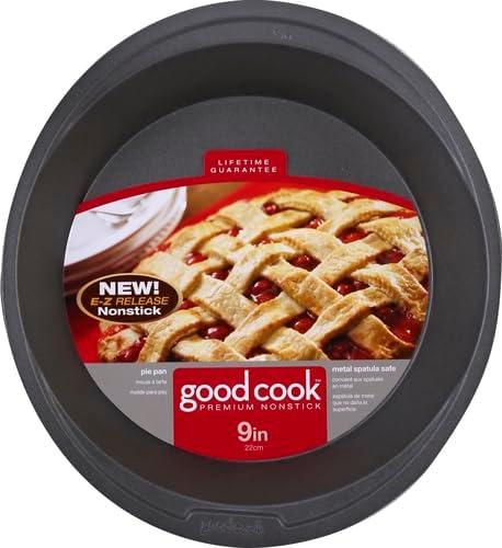 imageGoodCook Everyday Nonstick Steel Pie Pan 9quot Gray