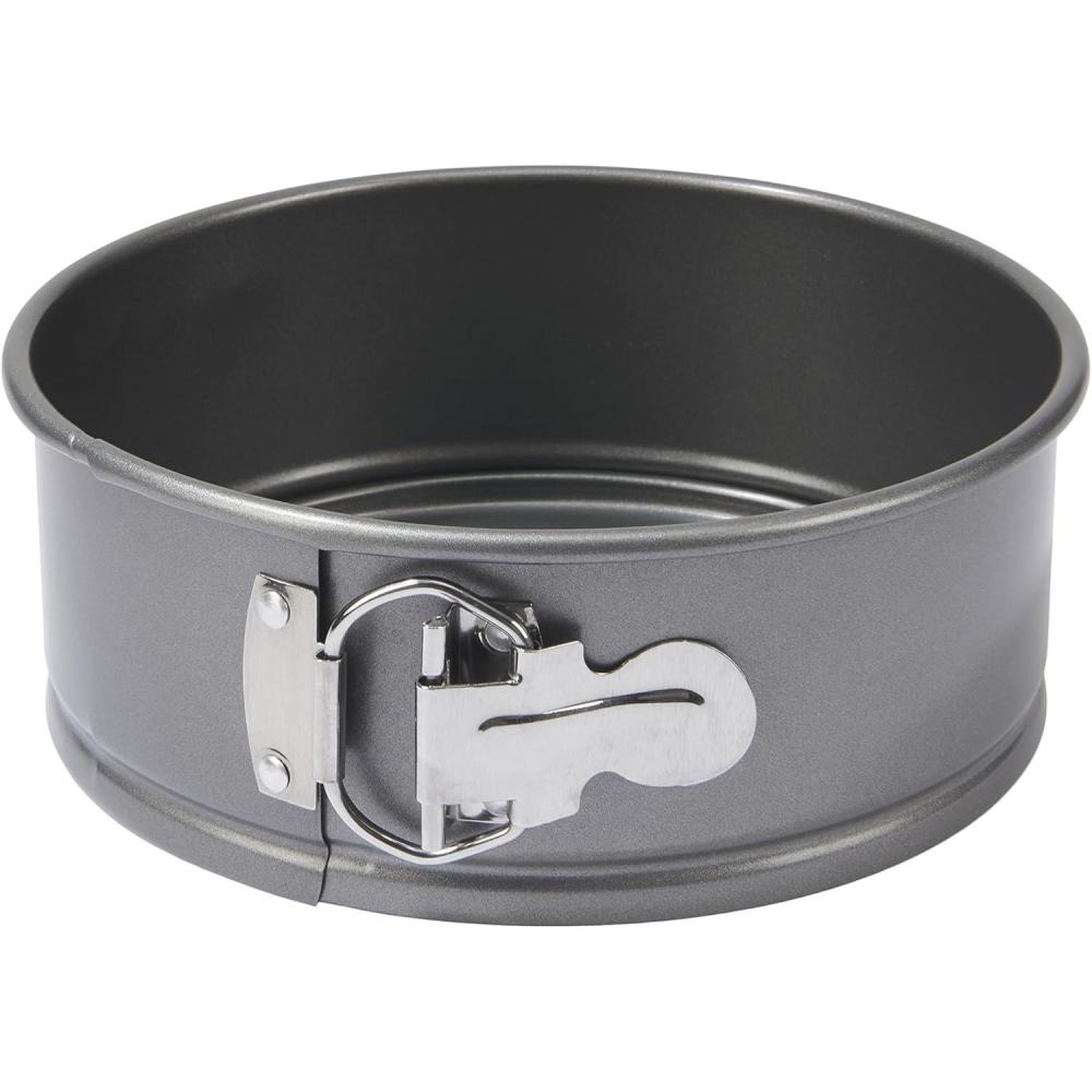 imageGoodCook 7quot Round Nonstick Steel Springform Pan with Removable Bottom Gray