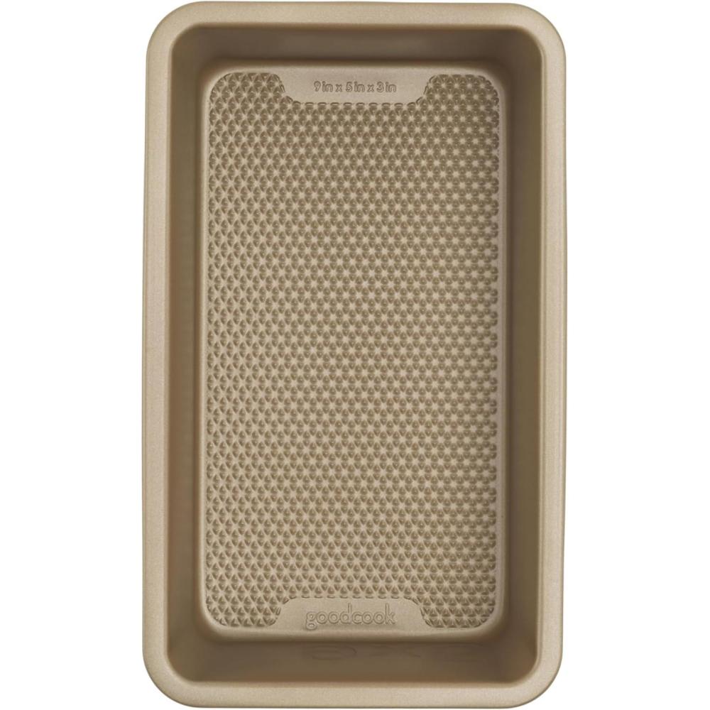 imageGoodCook BestBake Nonstick Textured Carbon Steel Loaf Pan 9quot x 5quot Bronze