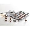 GoodCook 24-Cup Mini Nonstick Steel Muffin and Cupcake Pan, 24-Cup Bite-Size Muffin Pan with 1-7/8″ Cups, Gray