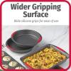 GoodCook 5-Piece Mega Grip Nonstick Bakeware Set – Cookie Sheet Pan, 2 9” Round Cake Pans, 13” x 9” Bake & Roast Pan, 12-Cup Muffin Pan – Baking Supplies, Baking Pans Set(Bakeware)