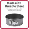 GoodCook 7″ Round Nonstick Steel Springform Pan with Removable Bottom, Gray