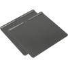 GoodCook AirPerfect 16″ x 14″ Nonstick Steel Insulated Cookie Sheets, No-Burn Baking Sheets with Large Handles, Set of 2, Gray(Gray)