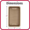GoodCook BestBake Nonstick Textured Carbon Steel Loaf Pan, 9″ x 5″, Bronze