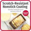 GoodCook BestBake Nonstick Textured Carbon Steel Loaf Pan, 9″ x 5″, Bronze
