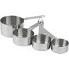 GoodCook Gourmet Measuring Cup Set, Stainless Steel 4-pc., 1/4, 1/3, 1/2, 1 Cup etched measurements