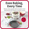GoodCook MegaGrip 9″ Round Nonstick Steel Cake Baking Pan with Silicone Grip Handles, Gray