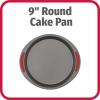 GoodCook MegaGrip 9″ Round Nonstick Steel Cake Baking Pan with Silicone Grip Handles, Gray
