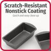 GoodCook Nonstick Loaf Pan 8 x 4-Inch Heavy-Duty Steel Bakeware with Easy-Clean Non-Stick Coating, Oven & Dishwasher Safe Pan for Meatloaf Breads Lasagnas Casseroles & More, Set of 2, Gray