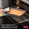 GoodCook Nonstick Steel 8″ x 8″ and 13″ x 9″ Baking Pan Set, Gray